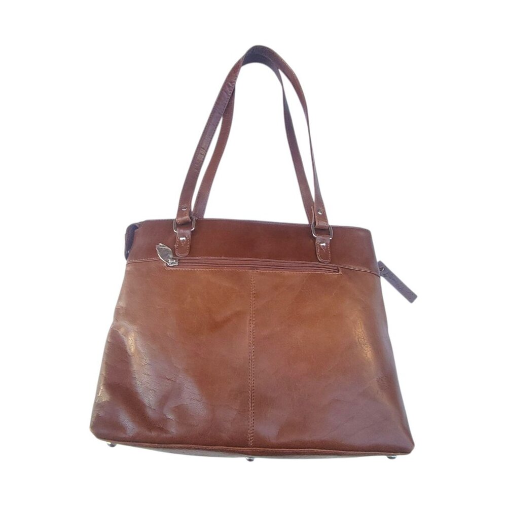 Ashwood Womens Genuine Leather Tote Bag In Brown - Picture 16 of 16